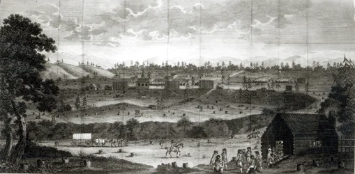 A Kongresszusi Hadsereg táborozása, T. Anbury 1789-ben: „Utazások Amerika belső részein”